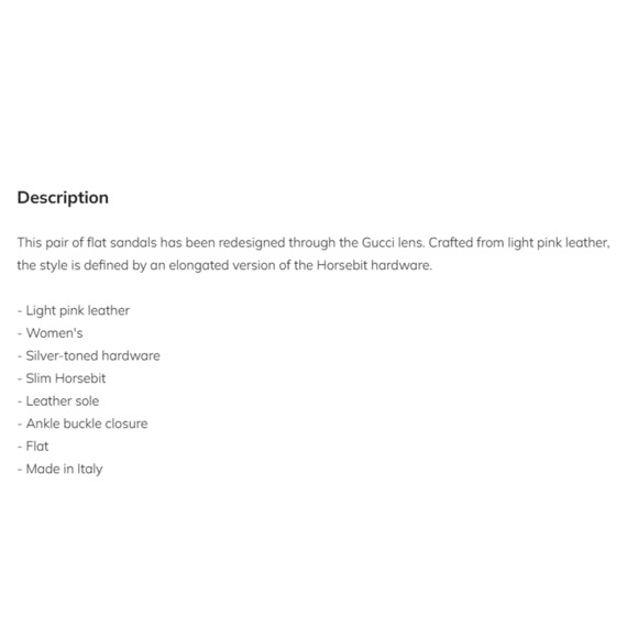 Gucci Divine 37/ US 7 Sandals Dolly Pink Leather Horsebit Slingback Strap NIB - Picture 13 of 13